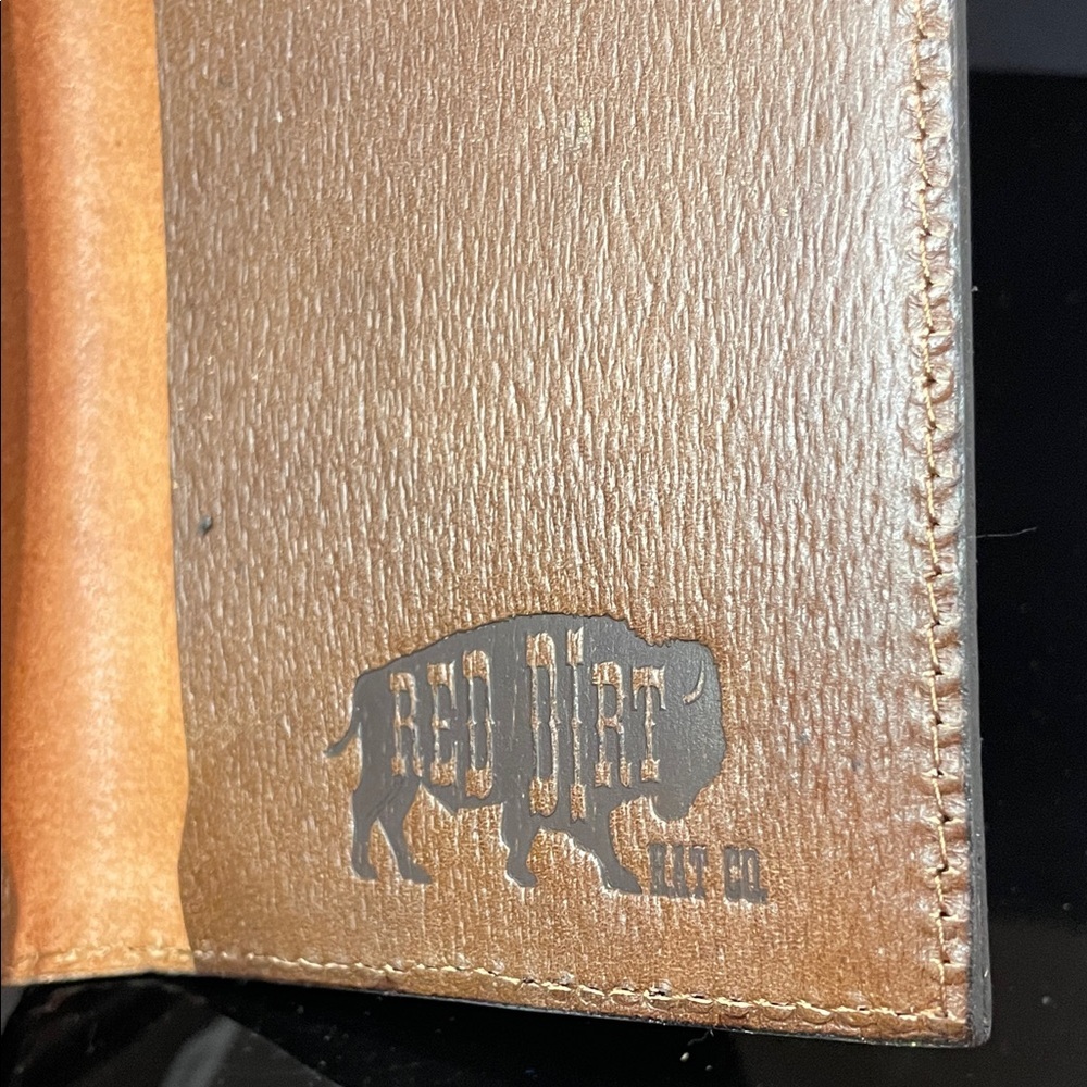 Red Dirt Hat Co Patterned Leather Rodeo Wallet View 4
